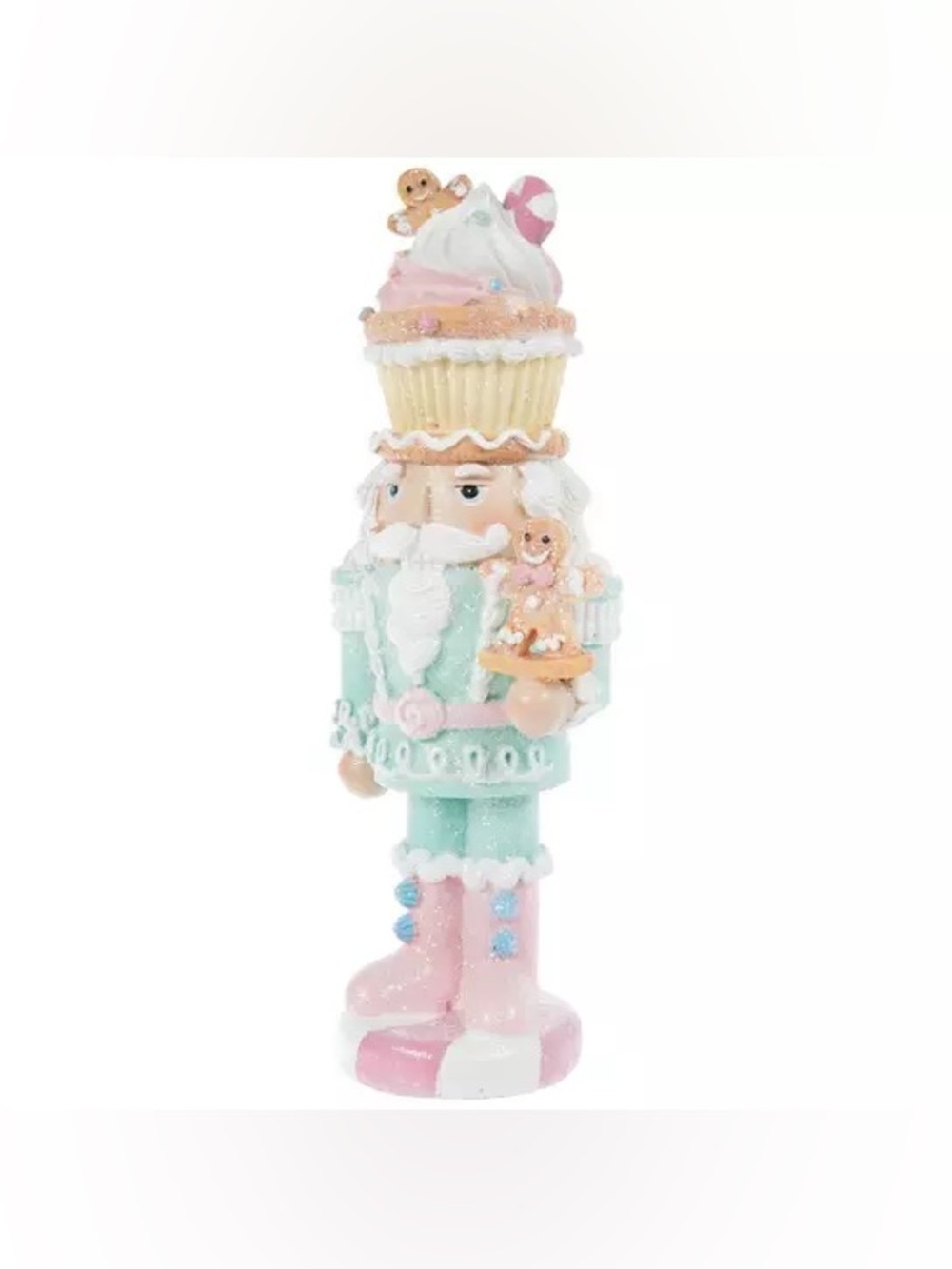 Turquoise Gingerbread Nutcracker
